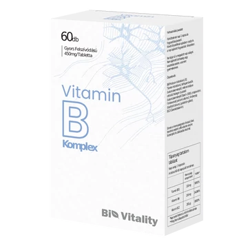 B-vitamin komplex 60db Bio Vitality filmtabletta