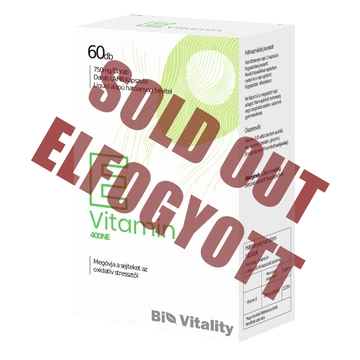 E-vitamin 60db Bio Vitality Lágy zselé kapszula