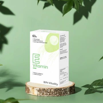 E-vitamin 60db Bio Vitality Lágy zselé kapszula