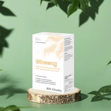 Ginseng 30db Bio Vitality Növényi kapszula