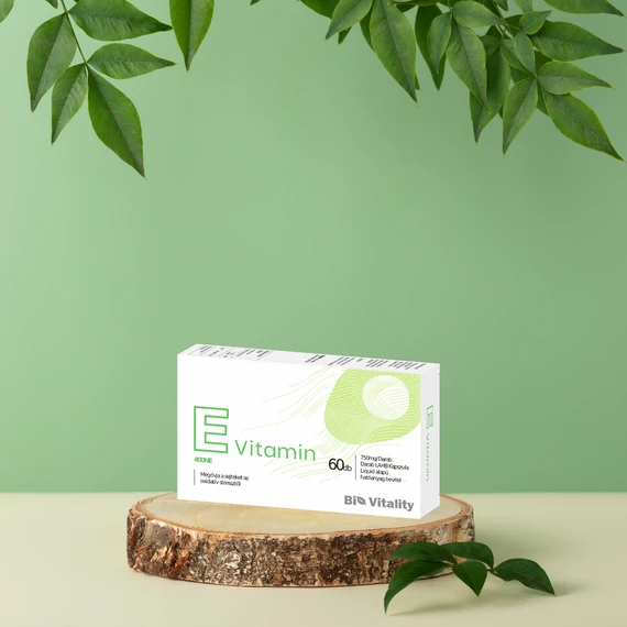 E-vitamin 60db Bio Vitality Lágy zselé kapszula