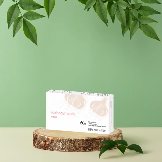 Fokhagymaolaj 60db Bio Vitality Lágy zselé kapszula
