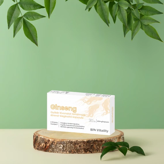 Ginseng 30db Bio Vitality Növényi kapszula