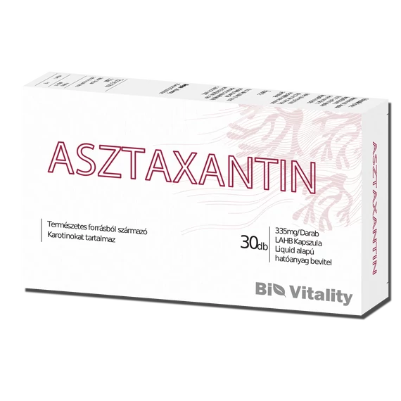 Asztaxantin 30db Bio Vitality Lágy zselé kapszula