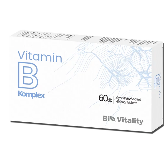 B-vitamin komplex 60db Bio Vitality filmtabletta