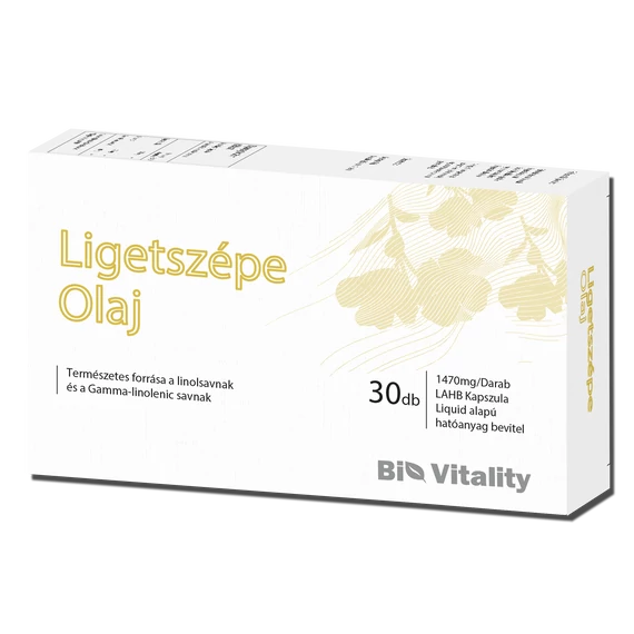 Ligetszépeolaj 30db Bio Vitality Lágy zselé kapszula