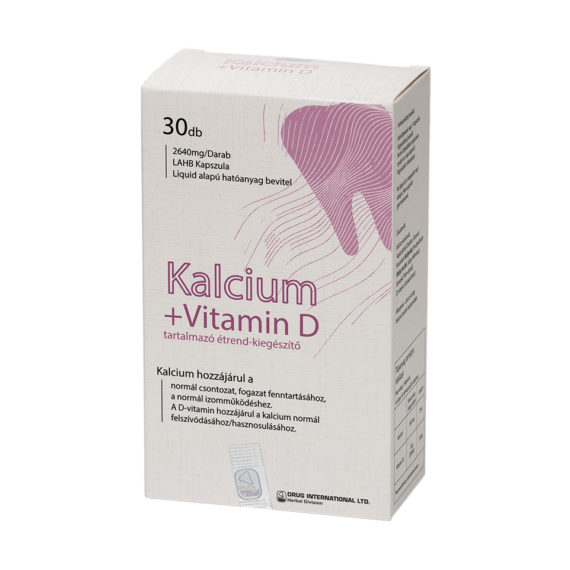 Kalcium + Vitamin D 30db Lágy zselé kapszula